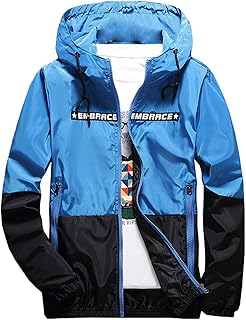 windbreaker hooded jacket