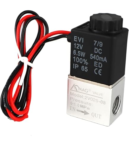 Amazon.com: Plum Garden 1/4inch DC 12V 2 Way Normally Closed