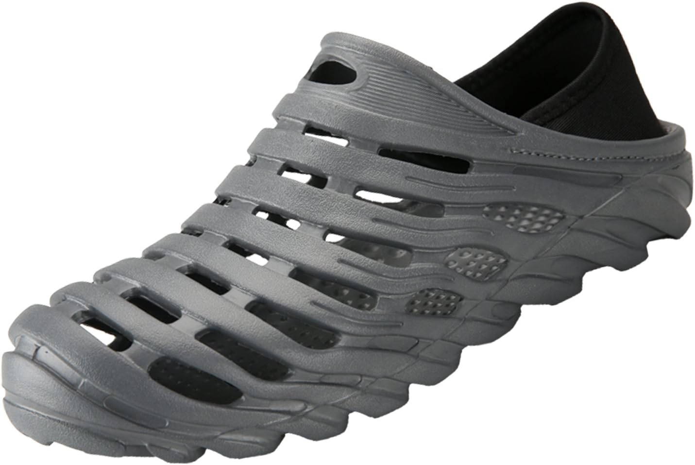 BODON Mens Breathable Mesh Slippers Lightweight Garden Clog Sandals Beach Shoes Quick-Drying Water Shoes Non-Slip