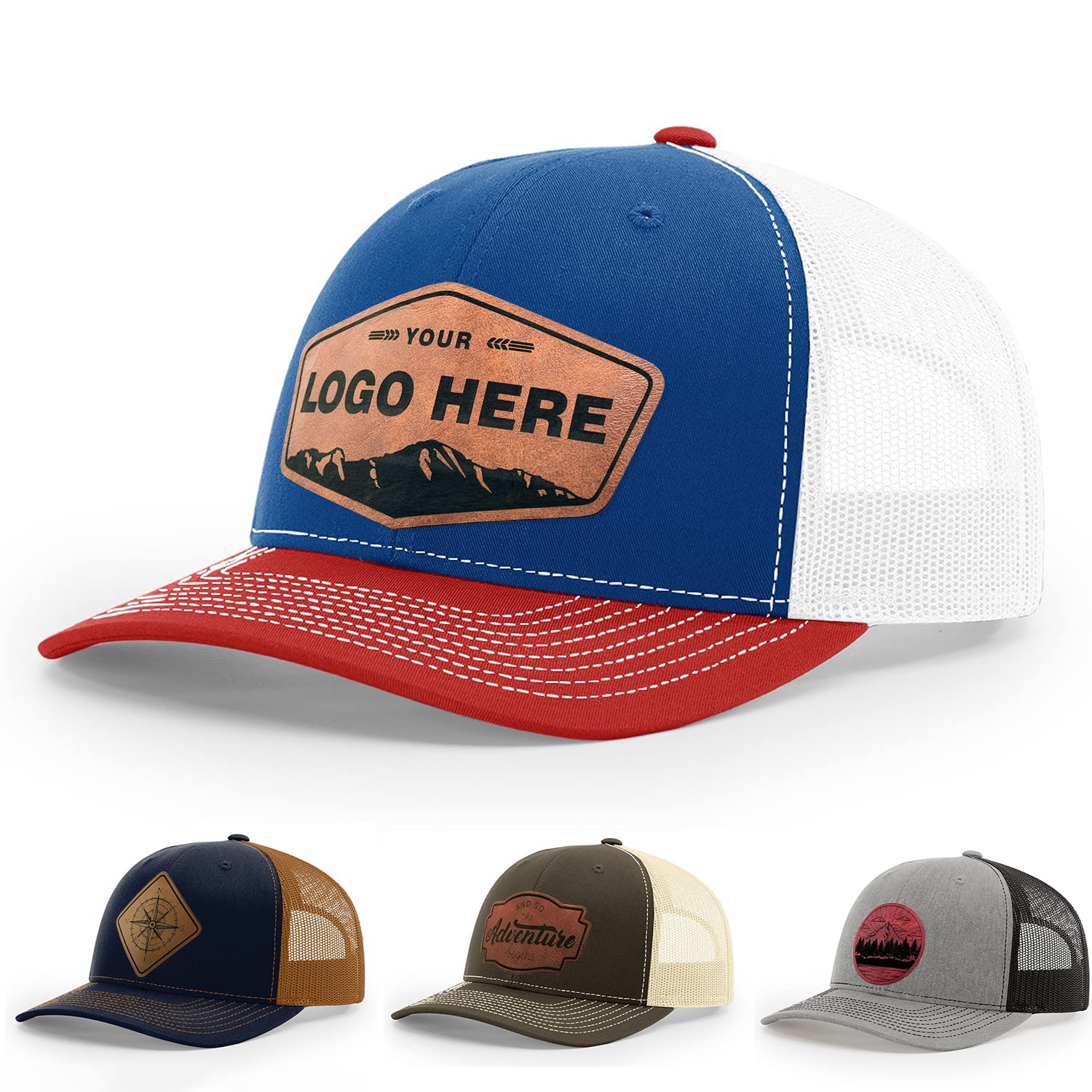 Personalized Custom 112 Style Trucker Leather Patch