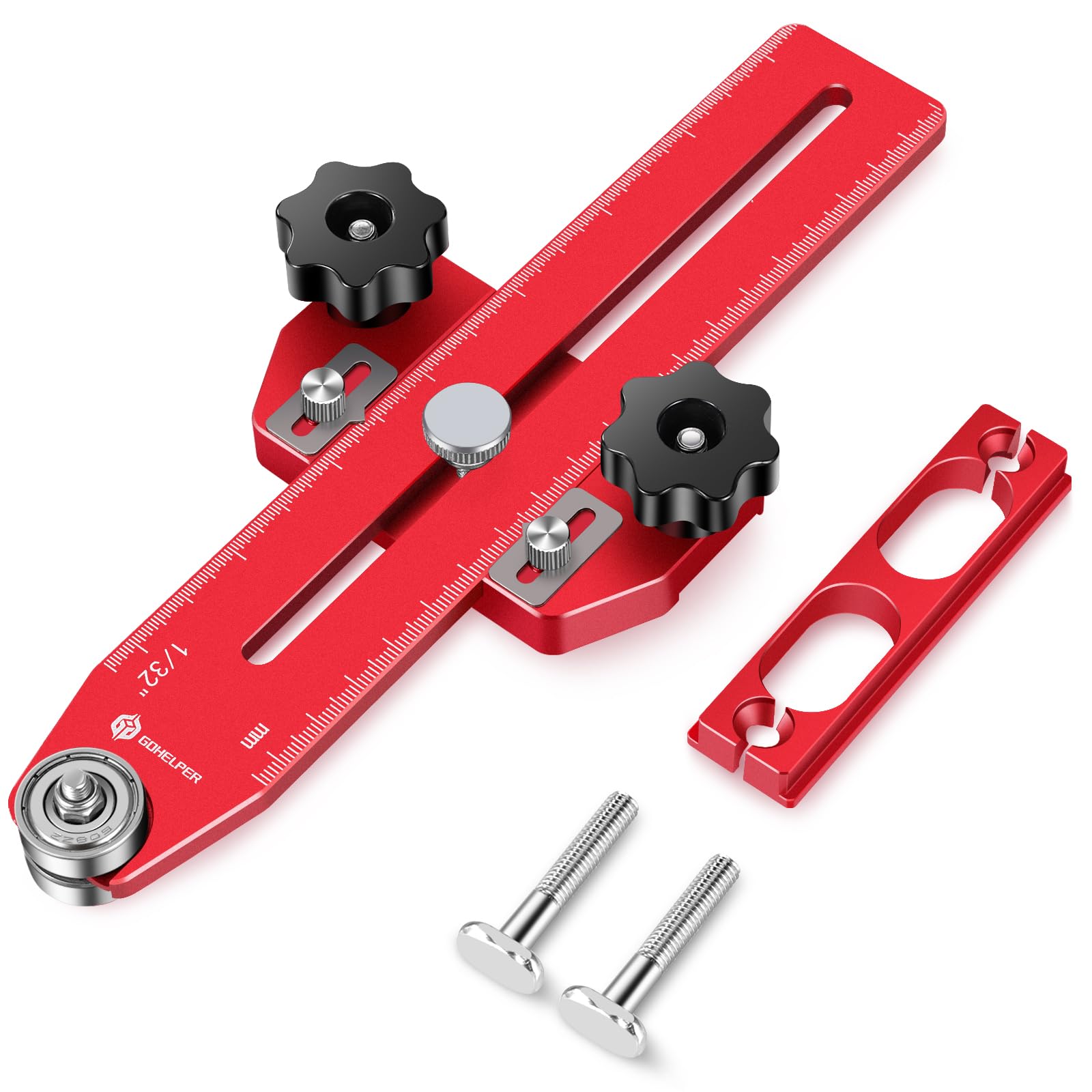 Photo 1 of Thin Rip Jig Table Saw Jig Guide for Making Repetitive Narrow Strip Cuts, Fit for 3/8" x 3/4" T Slot and U Shape Slot,1/4" x 3/8" T Slot, Works with Table Saw Band Saw Router Table