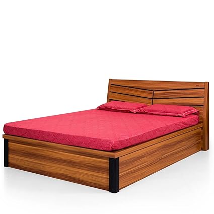 Royaloak Iris Hydraulic Storage King Bed (Maple)
