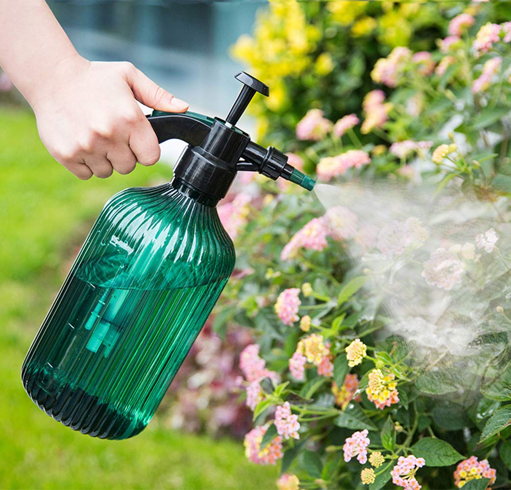 IBLUELOVER Plant Mister Spray Bottle 2L Watering Can Kettle Fine Mist Water Sprayer Plastic Handheld Pressure Sprayer Sprinkling Pot for Indoor Outdoor Garden Plants Flowers,Cleaning