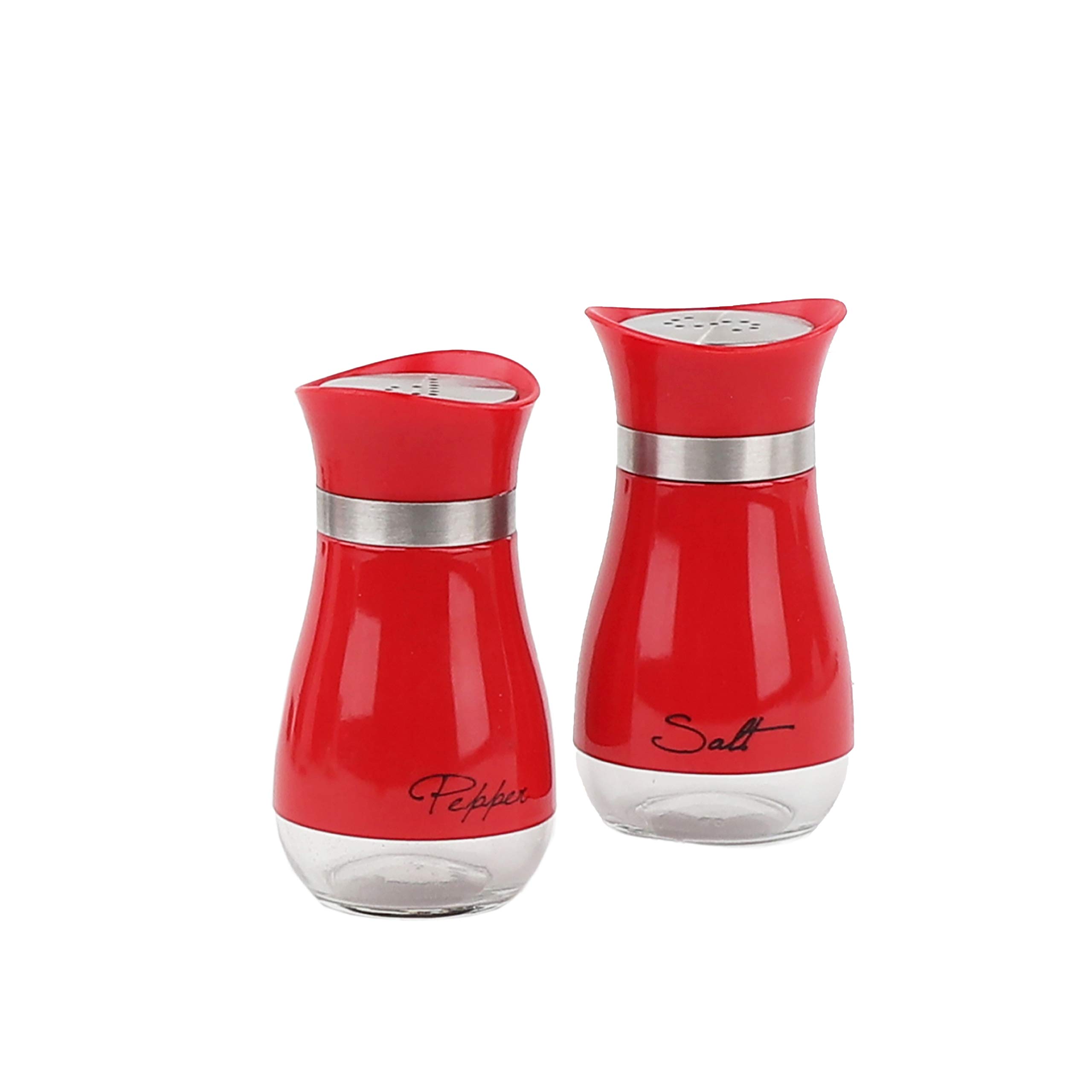 Basic Red Salt and Pepper Shakers