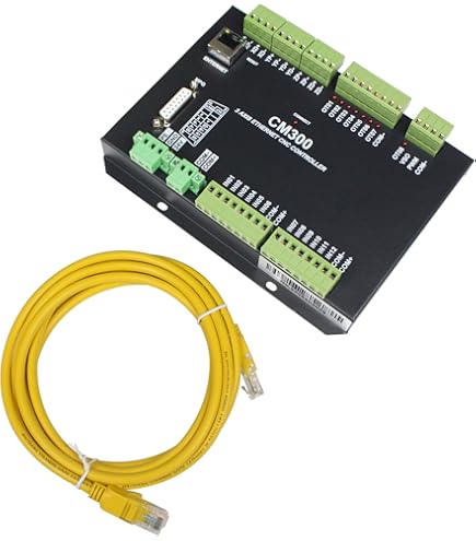 Controller Movimento Ethernet EC300 Per CNC - 3 Assi, 300kHz, Compatibile Con Mach3