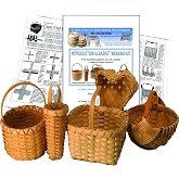 VIRC Introduction to Basket Weaving Kit for 5 Baskets