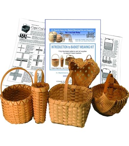 Cape Cod Blueberry Basket Kit - Cane Weaving Supplies