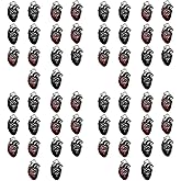 Sailanzi 20pcs alloy enamel heart set Pendant Jewelry Making DIY Keychain Earrings Pendant Various Design Charms for Jewelry Making Bracelets Necklace (SN965)