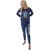 Harry Potter Juniors' Hogwart Castle House Crest Fleece Jogger Pajama Set - All 4 Houses Available