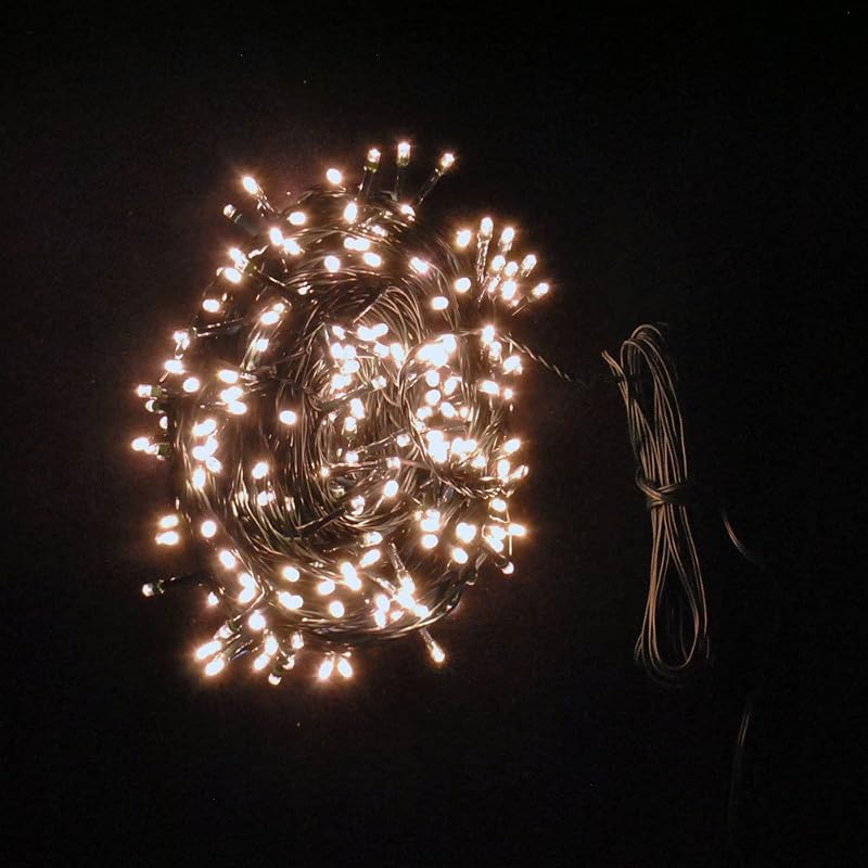 JnDee Safe Voltage 1000 LED Warm White Christmas Fairy Lights 100 m