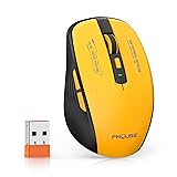 JUHOO Wireless Mouse with Bluetooth & 2.4GHz USB