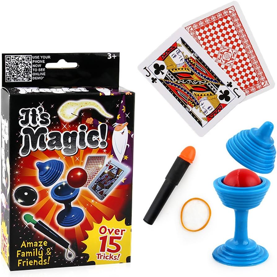 Runfon Magic Classic Vanishing Ball and Vase Party Magic Trick Set Magic Props Show Toy Magic Toy