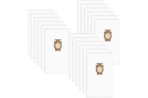 BORGODF 18 Pack 204814 Vacuum Bags Compatible with Kirby, Micron Magic Vacuum Cleaner Bags Fit for Kirby Avalir/Sentria/Ultimate G Series Models Replaces 204811 205811 F-Style & Twist-Style