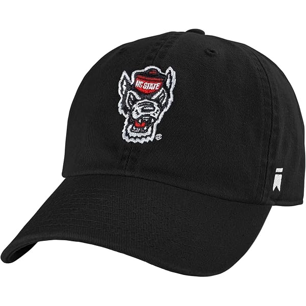 Desert Cactus NC State Wolfpack Baseball Hat - Adjustable Pigment Dyed Cotton Cap With Mesh (Style A1)