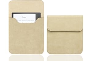 WALNEW 7'' Kindle Sleeve for Kindle Oasis - Protective Insert Sleeve Case Cover Bag Fits Kindle Oasis 10th Generation 2019 / 9th Generation 2017, Khaki