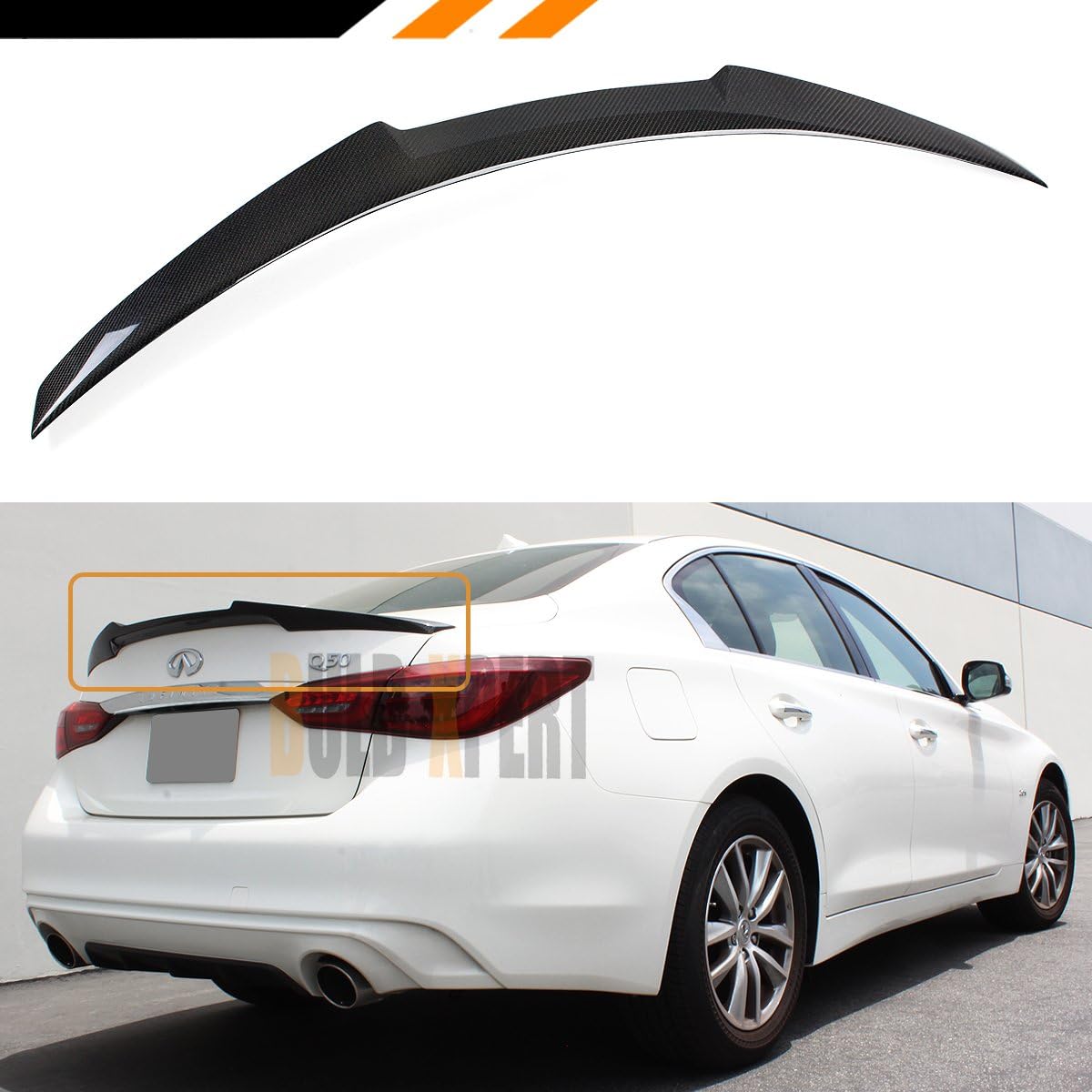 Get 2015 Infiniti Q50 Spoiler Images