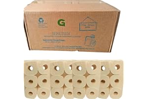 Geratech Brand Mega Roll Toilet Paper, 2-Ply, White, 24 Rolls Equals 88 Rolls (500 Sheets/Roll, 24 Rolls/Case, 12000 Sheets/C