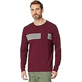 U.S. Polo Assn. Long Sleeve Tee Engineer Chest w/Pocket Maroon Banner XL