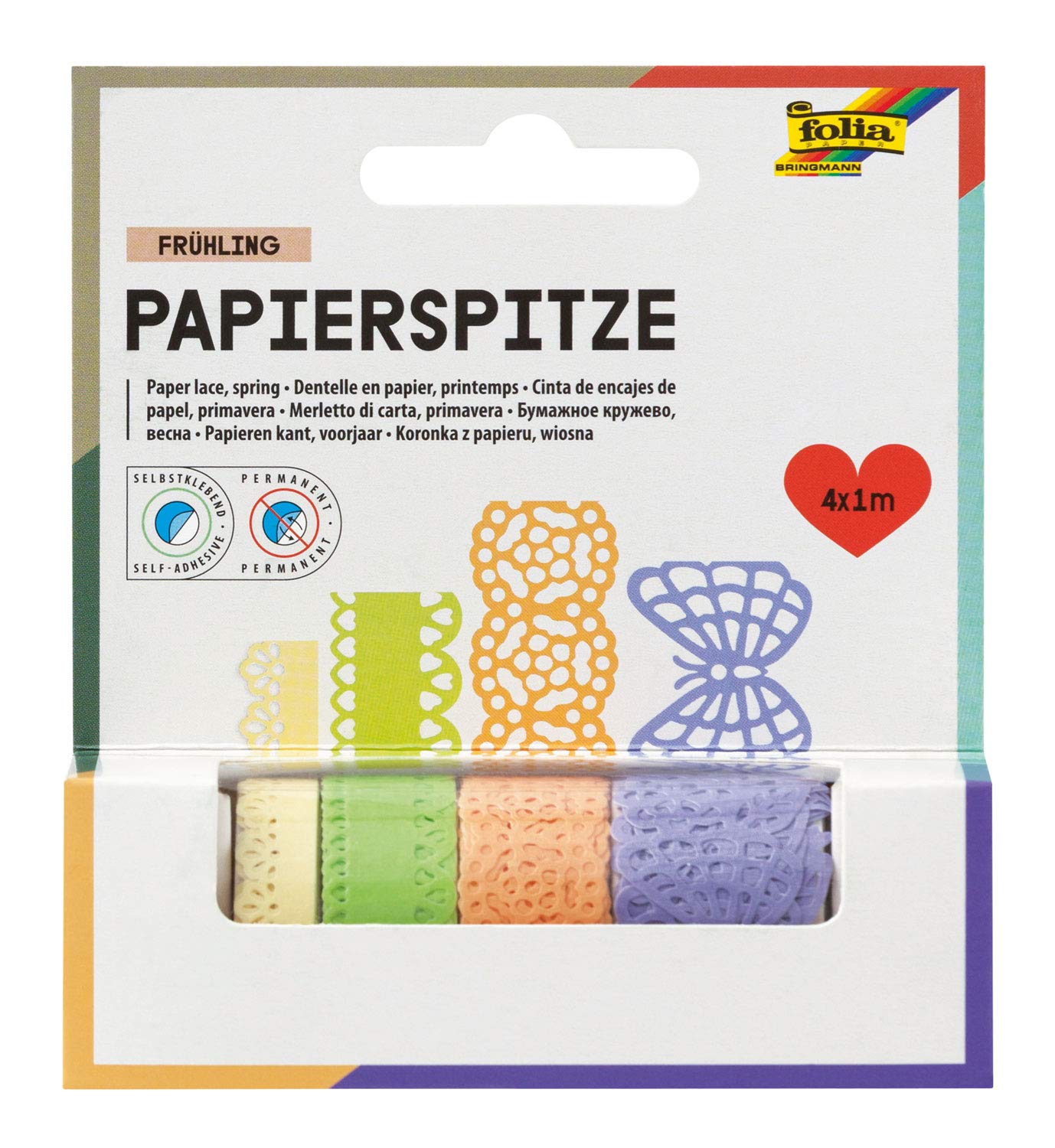 folia 12705 Borders, Multi-Colour