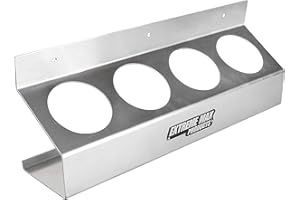 Extreme Max 5001.6088 Aluminum Aerosol Storage Shelf for Enclosed Trailer Shop Garage Storage - 4-Can Capacity