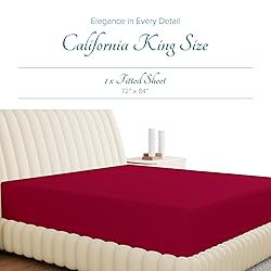 Carressa Linen 100% Cotton Cal King Size Fitted