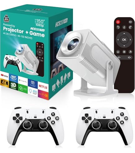Consola Retro X10 Pro 2025 – 50.000+ Juegos, 51 Emuladores, Salida 4K, 2 Mandos Inalámbricos – Plug & Play Con Chip Cortex-A55 Y 2GB RAM (Blanco)