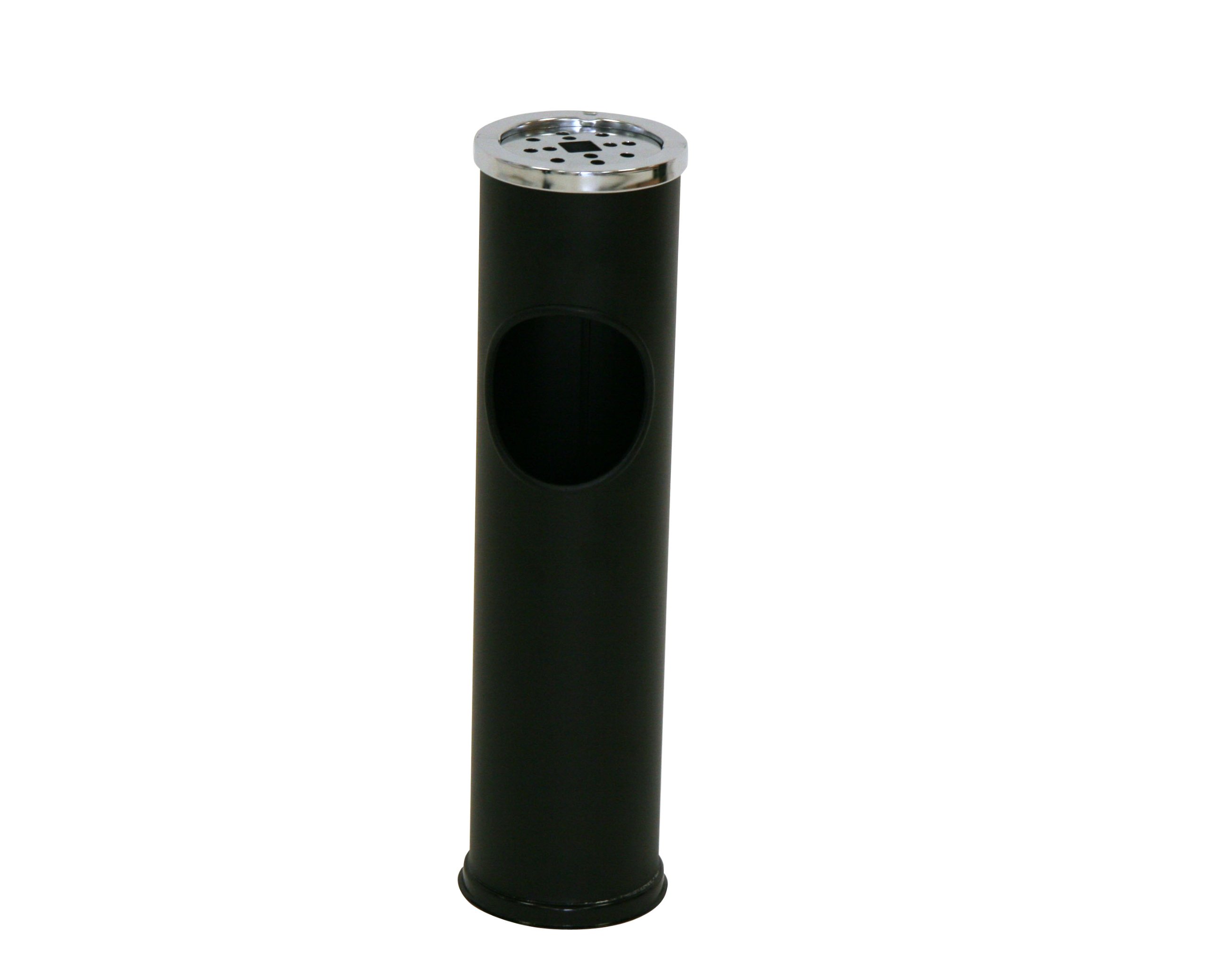 axentia Standing Ashtray Bin, 2 in 1 Metal Rubbish Bin Cigarette