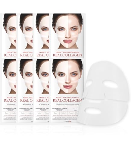Amazon.com : DERMAFIX CICACOLLAGEN Hydrolyzed Collagen Face Masks