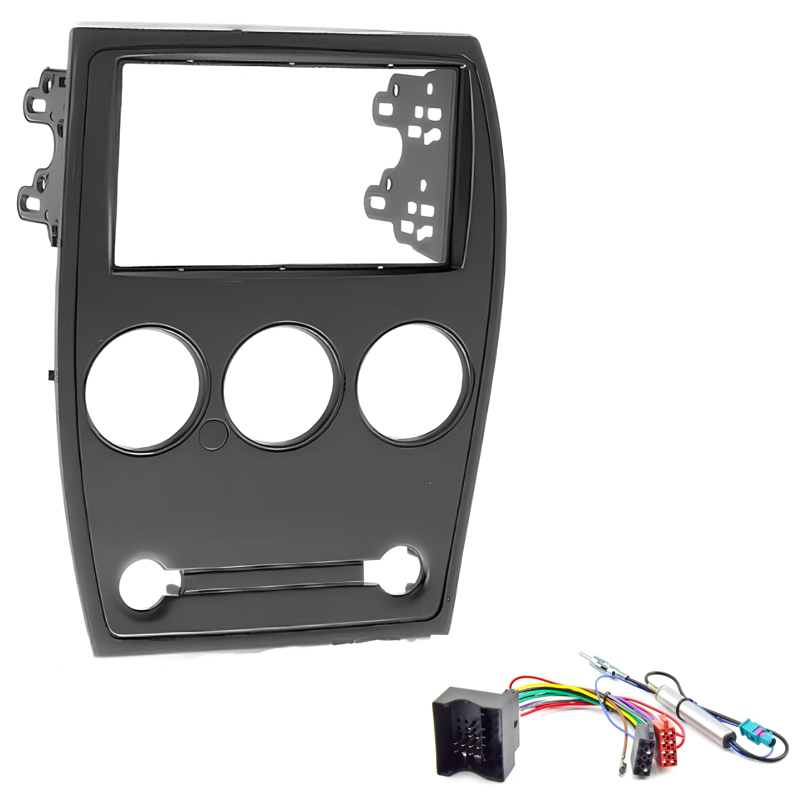 Sound-way Car Radio Mounting Kit, 2 DIN Radio Frame Front, Adapter Compatible with Citroen C-Elysse (2008-2013)