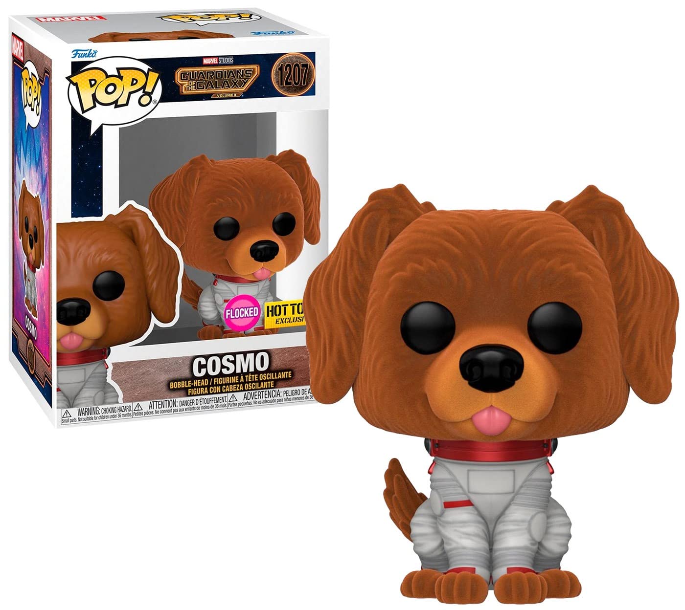 Funko Pop Cosmo 1207 Flocked Guardians,Multicolor,3.75 inches
