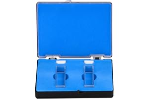 stonylab 2-Pack Quartz Cuvette, Spectrophotometer Cuvettes 10mm Path Length, 45mm Height, 3.5ml Capacity