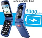 Uleway Big Button Mobile Phone for Elderly Sim Free Unlocked 2.4 display view 2