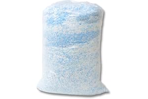 FOAM FACTORY INC. Foam Factory Inc Shredded Foam Bean Bag, 30lb* (*Approx.), Filling Refill, Finely Shredded, Made in the USA - Great for Bean Bags, Pillows, and Pet Bed Filler, Multi-Color