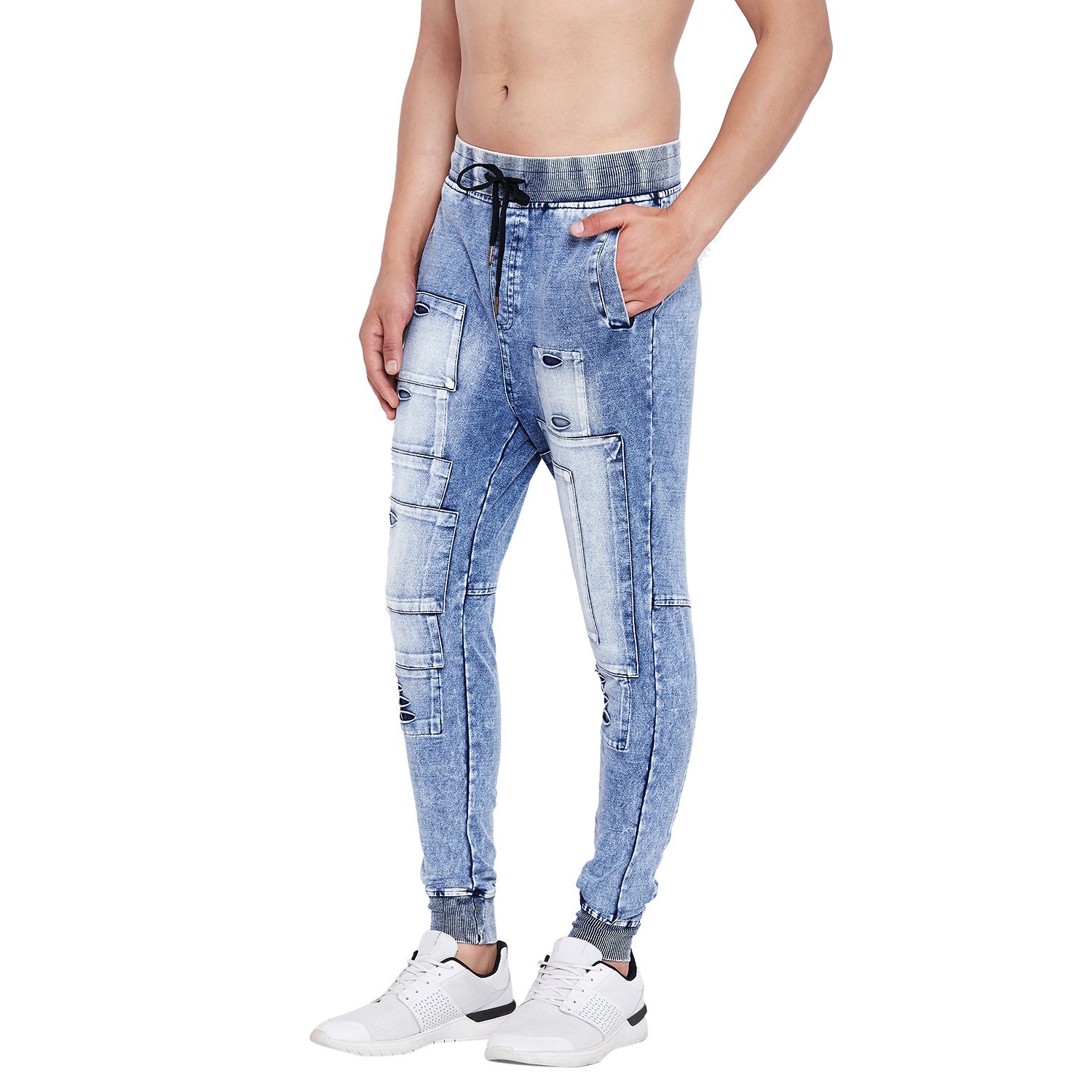 fugazee men's cotton slim joggers