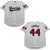 Rainbow Hawk Men's #44 Joe Cooper #17 Doug Remer Jersey Beers Movie Baseball Jersey