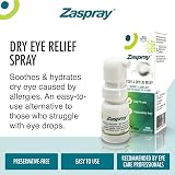 THEA PHARMA Zaspray Dry Eye Relief Spray 10ml | Allergy Soothing Formula view 2