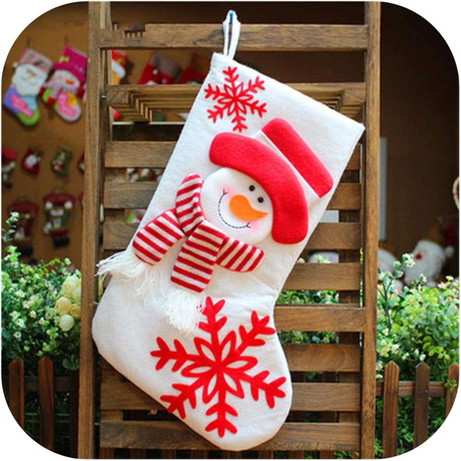 Amazon.com Warm Socks Christmas  Xmas Tree Decorations Santa Claus