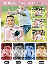 Upgrade Digital Camera, 56MP FHD 1080P Camera for