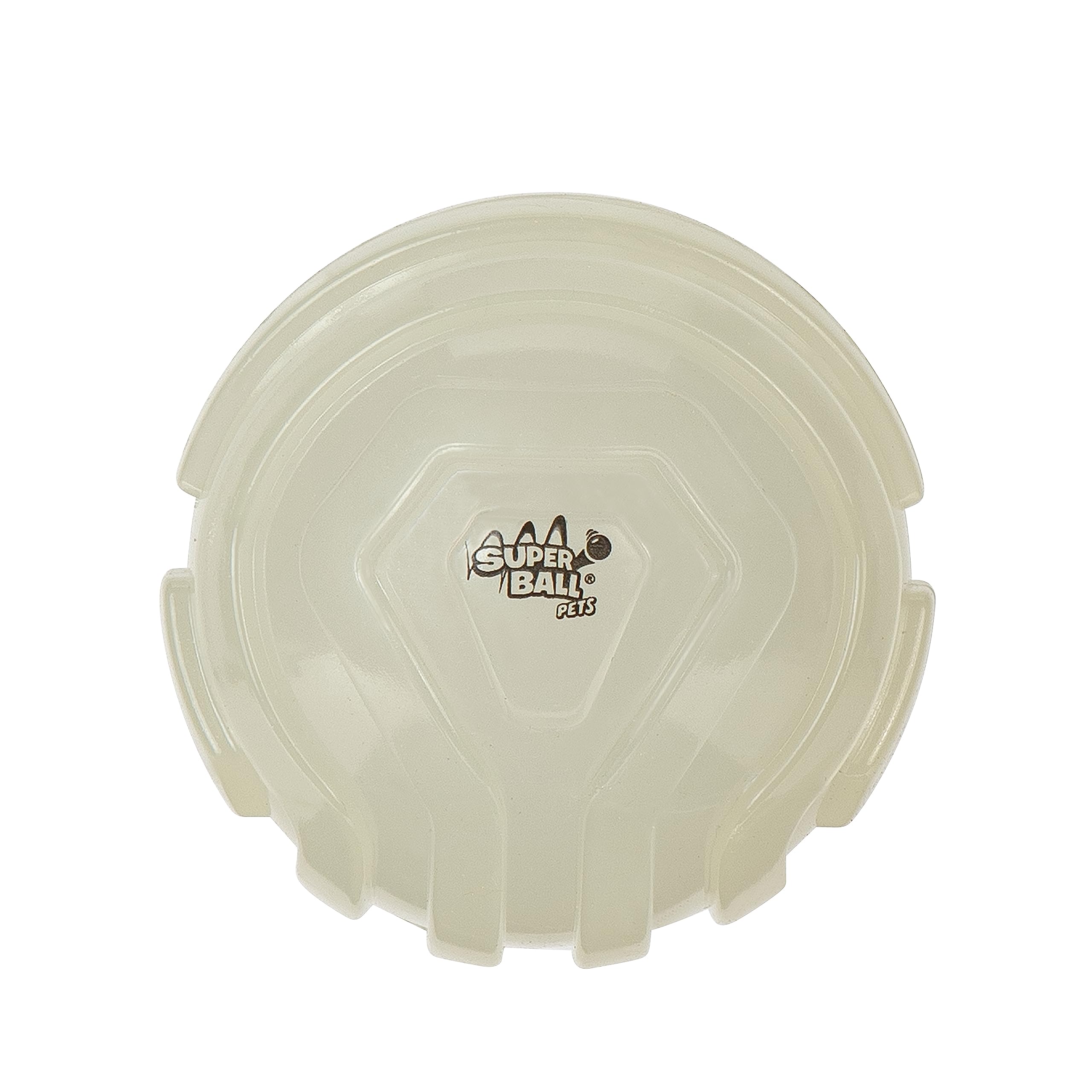 Jazwares Wham-O Pets SuperBall Bounce Glow Light - 2.5-Inch Light-Up Dog Ball with Encased LED Light and Durable BPA Free Rubber