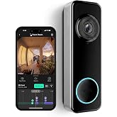 Wyze Battery Video Doorbell Wireless Camera, 1536x1536 HD+ with Color Night Vision, 2-Way Audio, 1:1 Head-to-Toe View, Person/Vehicle/Package Monitor, Wire-Free/Wired Option, 1 Minute Easy Setup