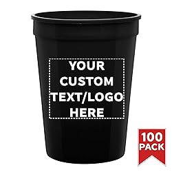 Custom Disposable Plastic Cups 12 oz. Set of