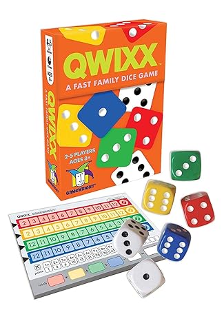 Gamewright Qwixx - A Fast Family Dice Game