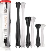Cable Matters Combo Pack Assorted 200 Self-Locking Nylon Cable Ties 15 20 30 cm view 1