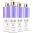 Olay Smoothing Hand & Body Lotion with Retinol and Vitamin B3, 17 fl oz. (Pack of 4)