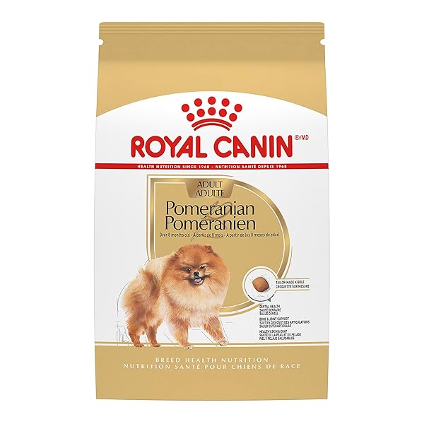 ROYAL CANIN BREED HEALTH NUTRITION POMERANIAN DRY DOG FOOD​, 2.5 LB BAG