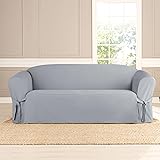 SureFit Heavy Weight Cotton Canvas 1 Piece Sofa