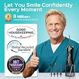 COSLUS Water Teeth Flosser Picks 4 Modes Cordless 300ml Tank IC200 view 4