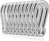 KOHAND M8 Stainless Steel Spring Snap Hooks 10pcs Heavy Duty Quick Link