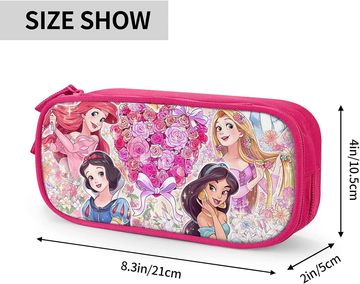 Amazon 男女兼用 大容量 筆箱ディズニー プリンセス 1 多機能 学生用 革製 鉛筆のサック ペンケース 可愛い 収納 小物入れ ペン入れ 男の子 女の子 進学 誕生日 入学 プレゼント 文房具 オフィス用品 文房具 オフィス用品