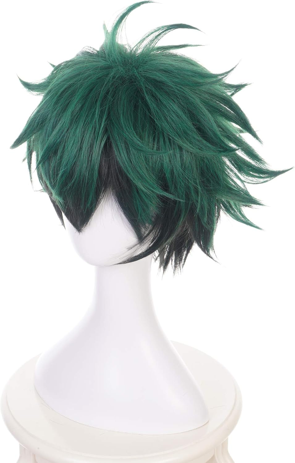 MUZIWIG Anime Cosplay Deku Wig for My Hero Academia Izuku Midoriya Synthetic Hair with Free Wig Cap Halloween Party Costume Accessories - Image 3